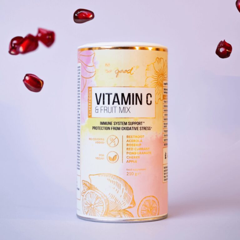 C-vitamiini ja puuviljasegu