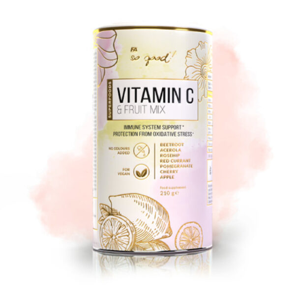 C-vitamiini ja puuviljasegu