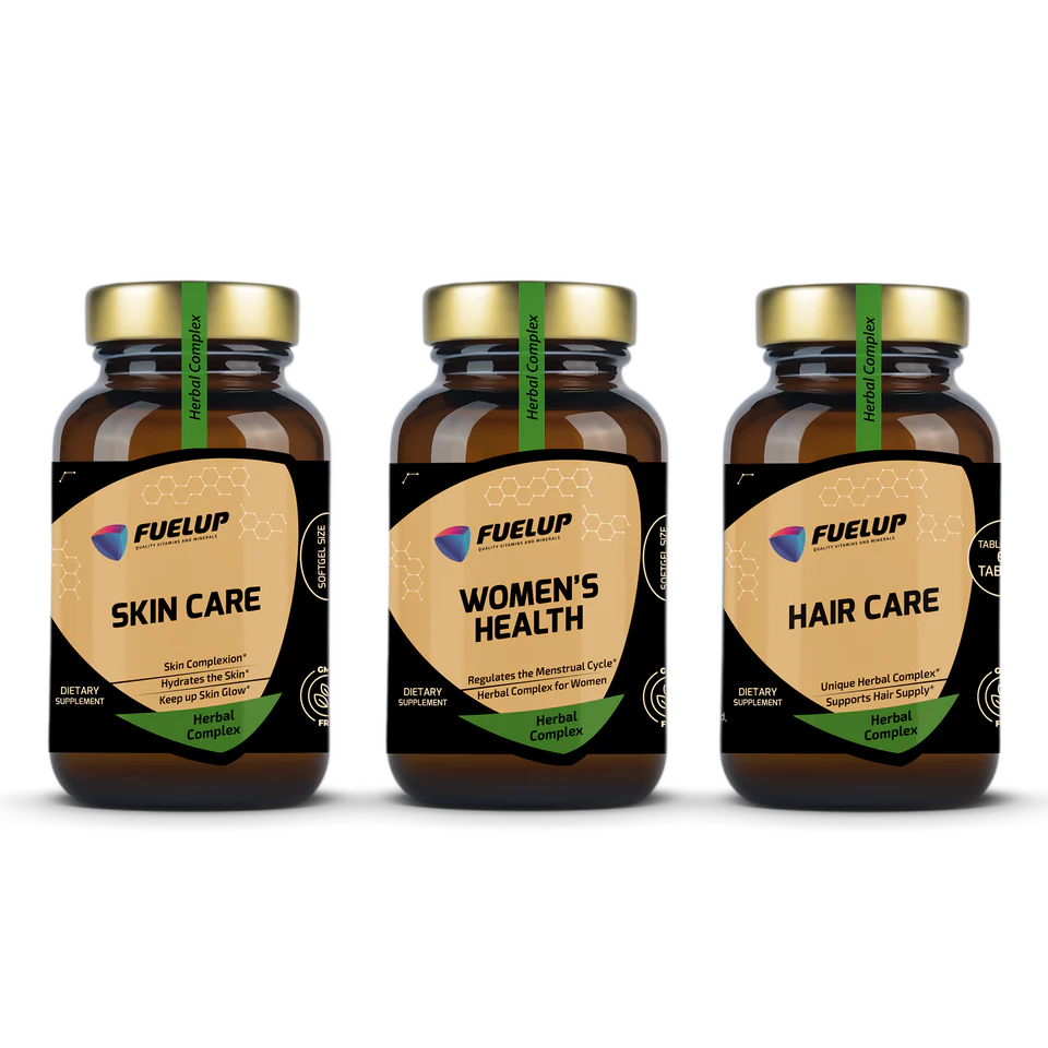 Fuel-up-komplekt naiste tervise ja ilu toetuseks